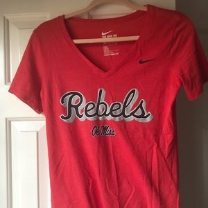 Nike Women’s red Rebels T-shirt New W/Out tags
